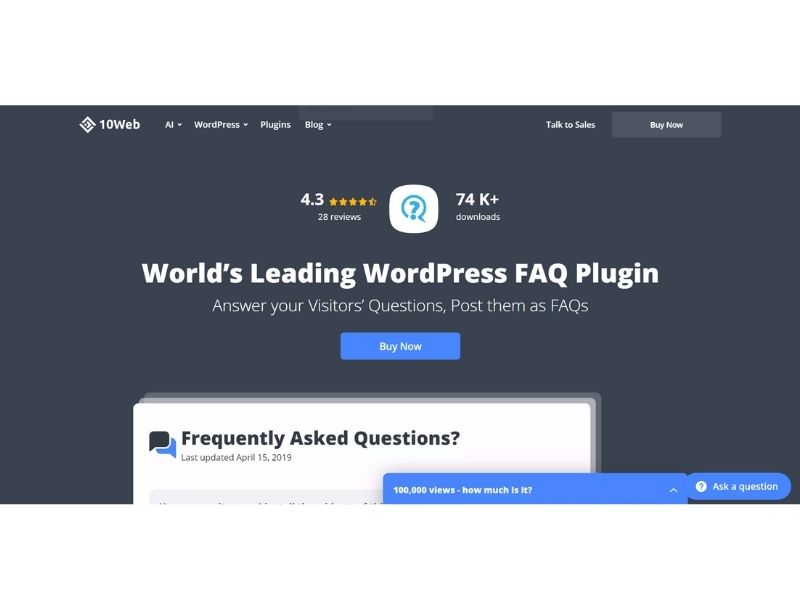 Plugin WordPress FAQ Web10