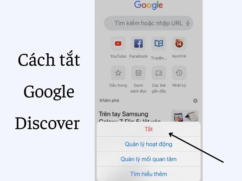Cách tắt Google Discover như thế nào? 