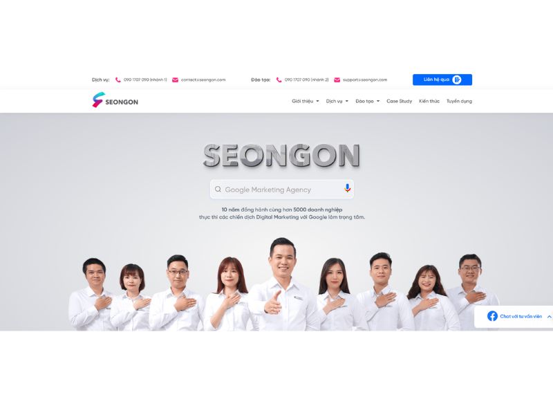Đơn vị SEO website SEONGON