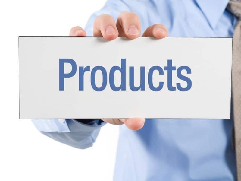 Product bao gồm hàng hóa, dịch vụ, giải pháp, trải nghiệm, thương hiệu